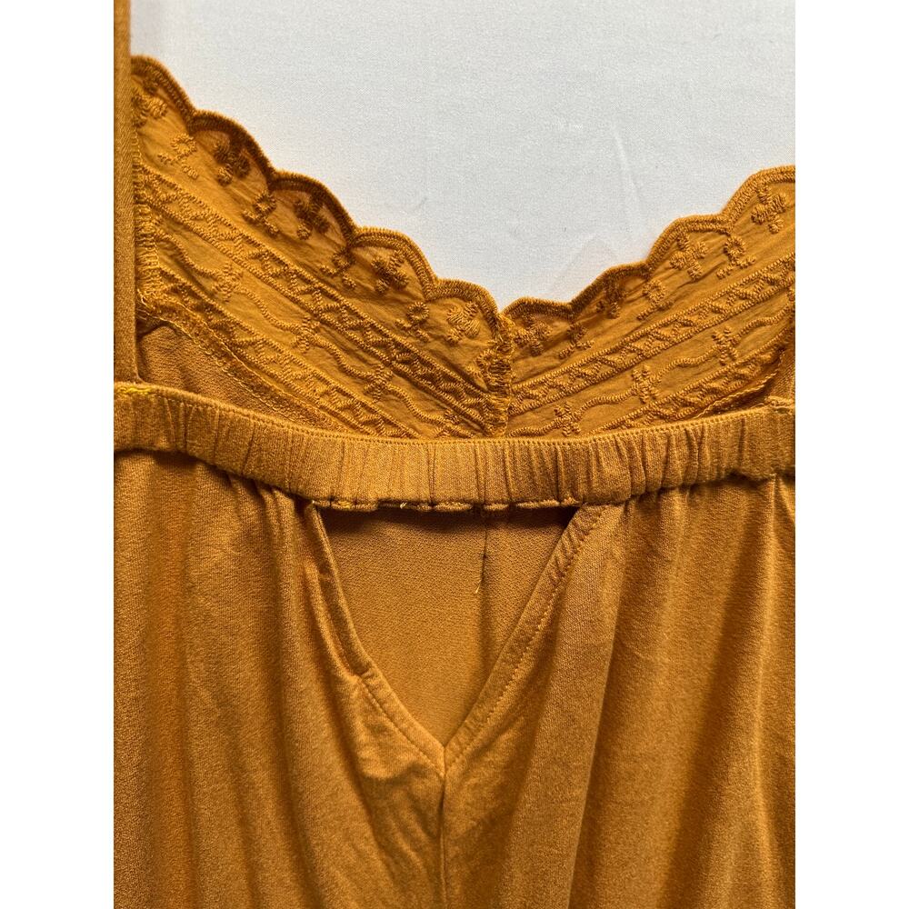 Daytrip Y2K Orange Tank Top Embellished S Rayon Super Soft - Picture 6 of 8